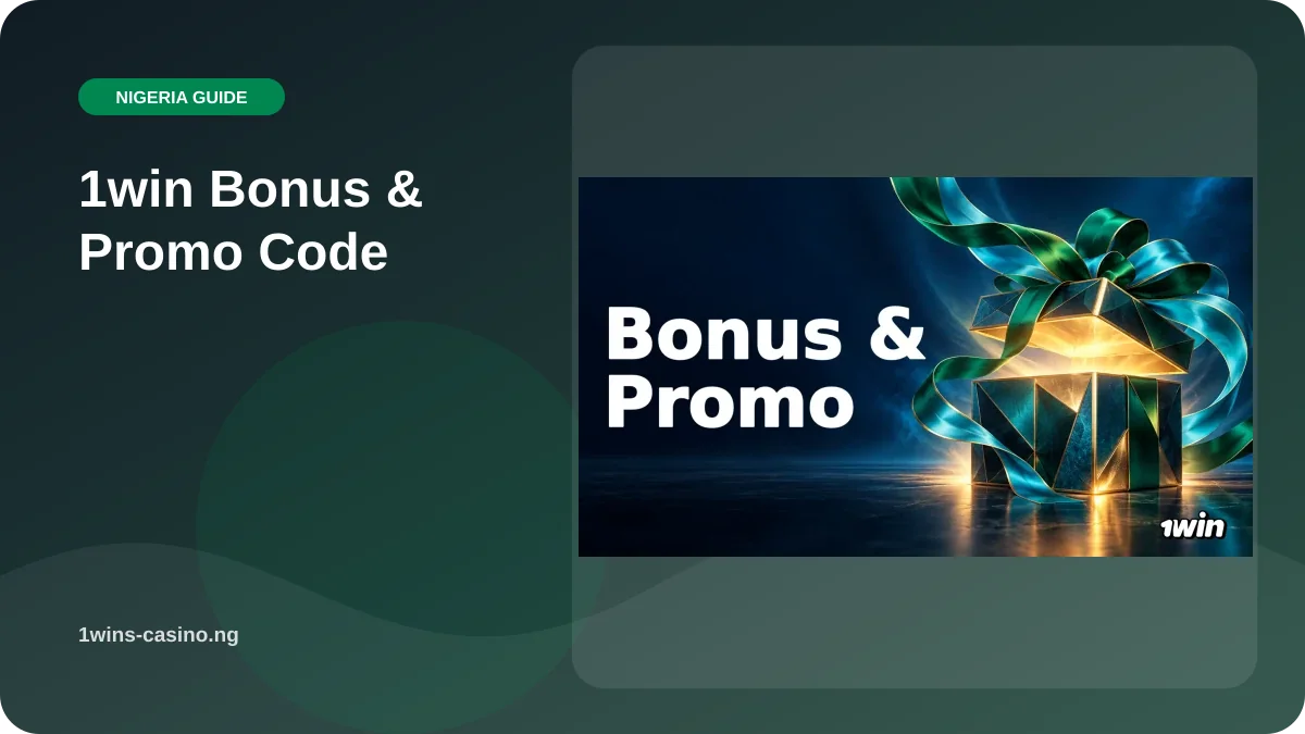 1win Bonus & Promo Code illustration