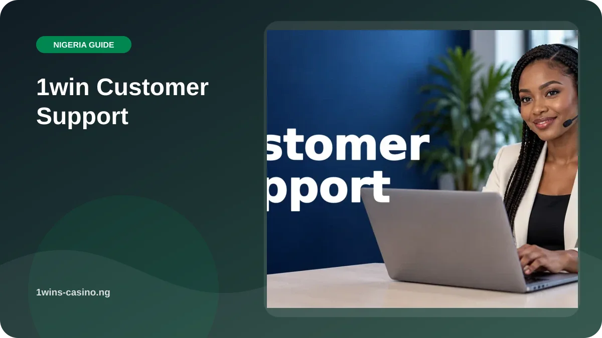 1win Customer Support illustration