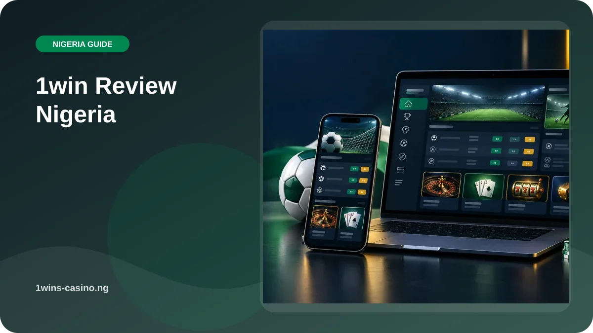 1win Review Nigeria illustration