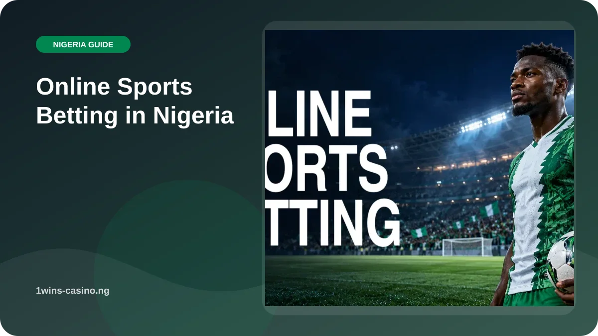 Online Sports Betting in Nigeria illustration